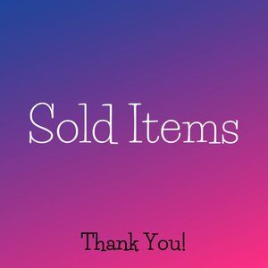 Sold Items!